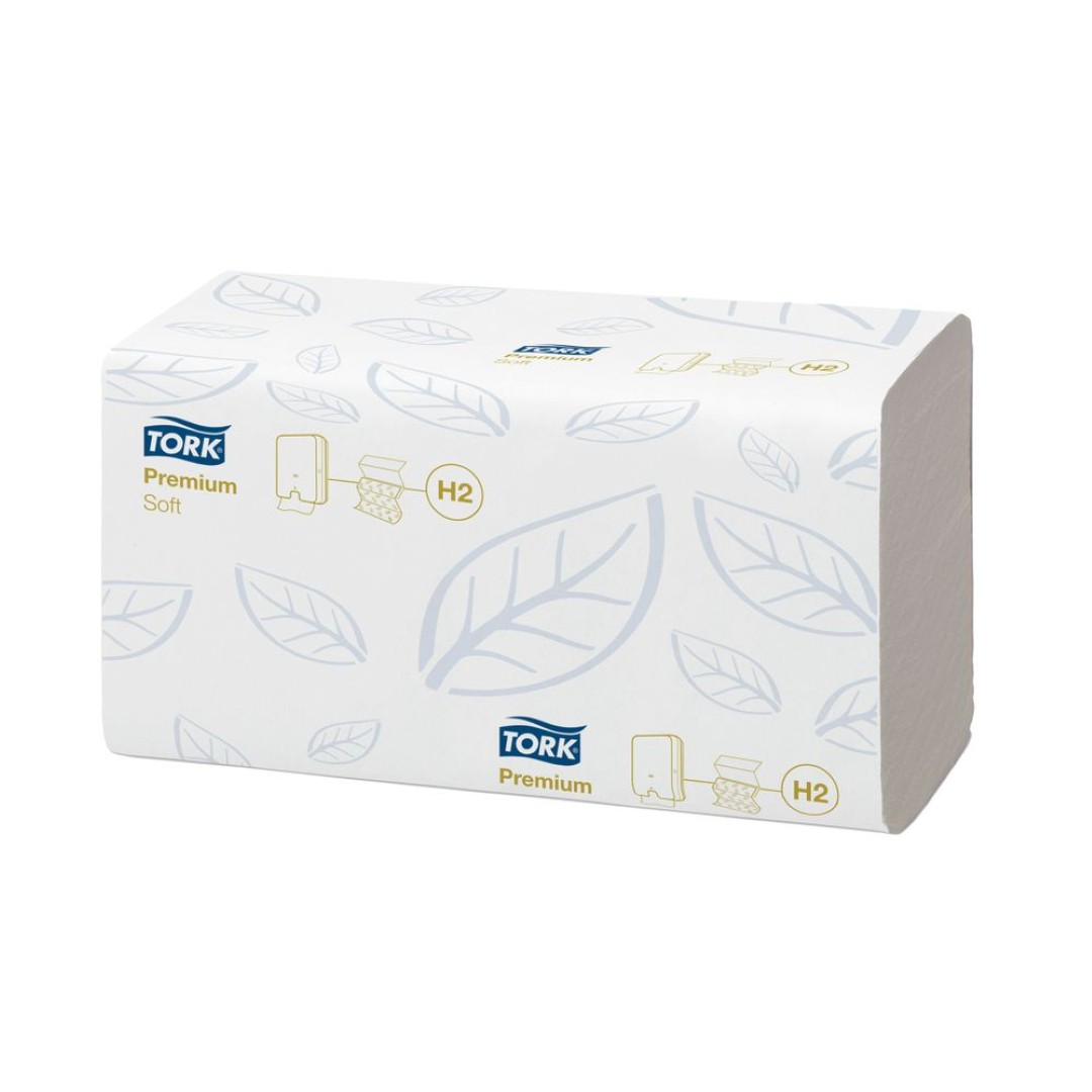 Foto Fundo Branco1_0805100289 - TORK PREM TOALHA INTERF 21 150M FD Tork Toalha Interfolhada Premium H2 0289