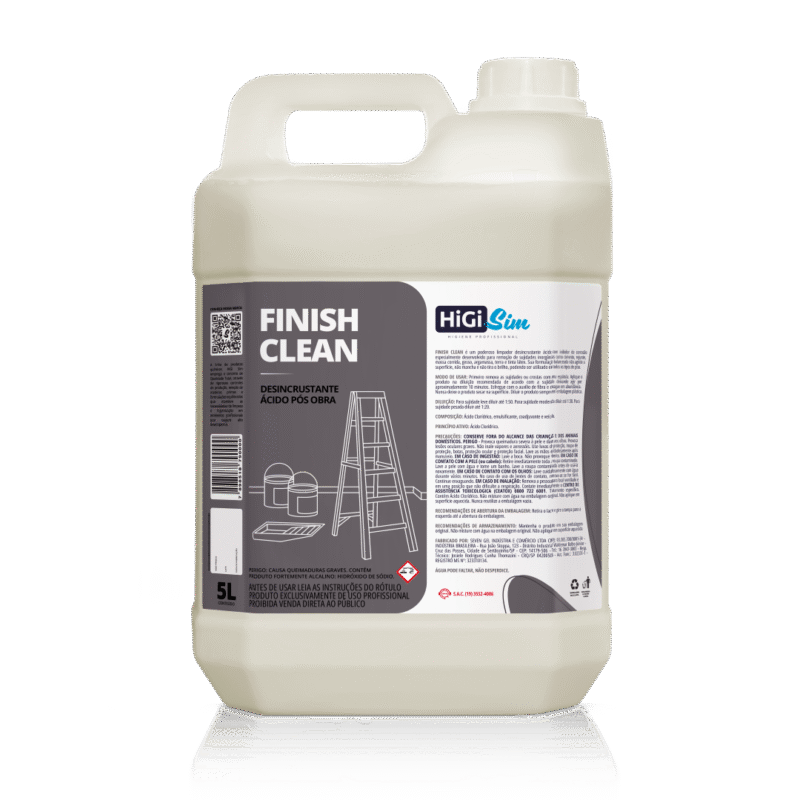 Finish Clean Desincrustante Ácido Pós Obra