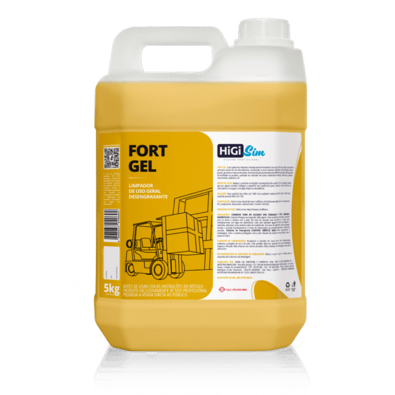 Fort Gel Desengraxante Limpador de Uso Geral