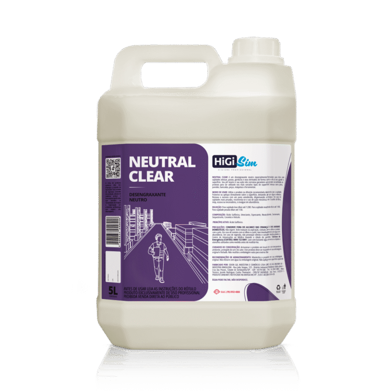 Neutral Clear Desengraxante pH Neutro