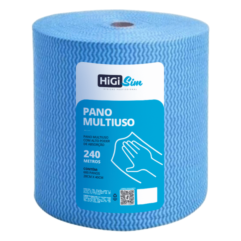 Pano Multiuso Azul 50% Celulose 35g 28x40cm