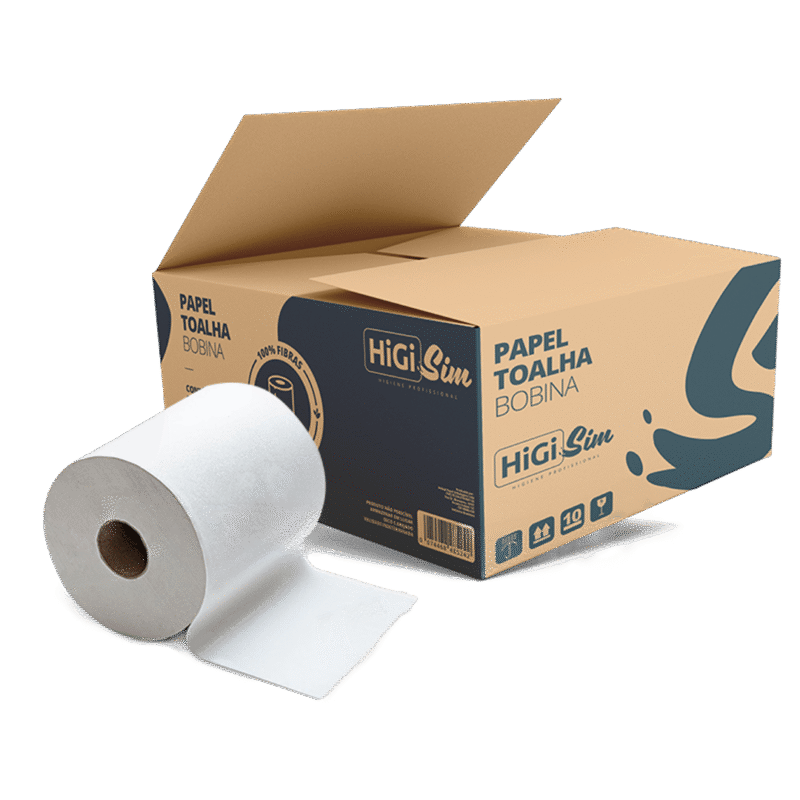 Papel Toalha Bobina Autocorte