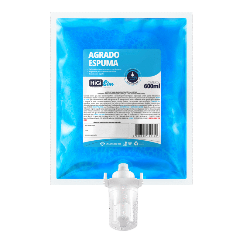 Agrado Espuma Sabonete Espuma Perfumado