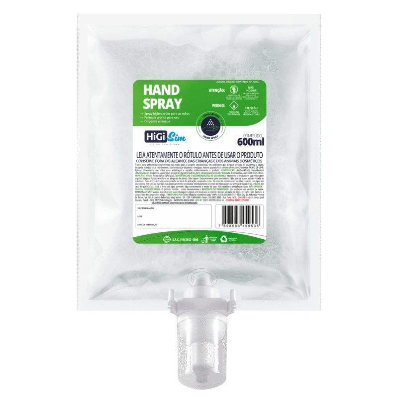 Hand Spray Higienizador Spray Pronto Uso