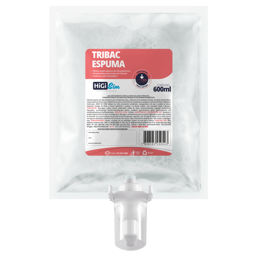 savon_tribac_espuma Tribac Espuma Sabonete Antisséptico com Triclosan