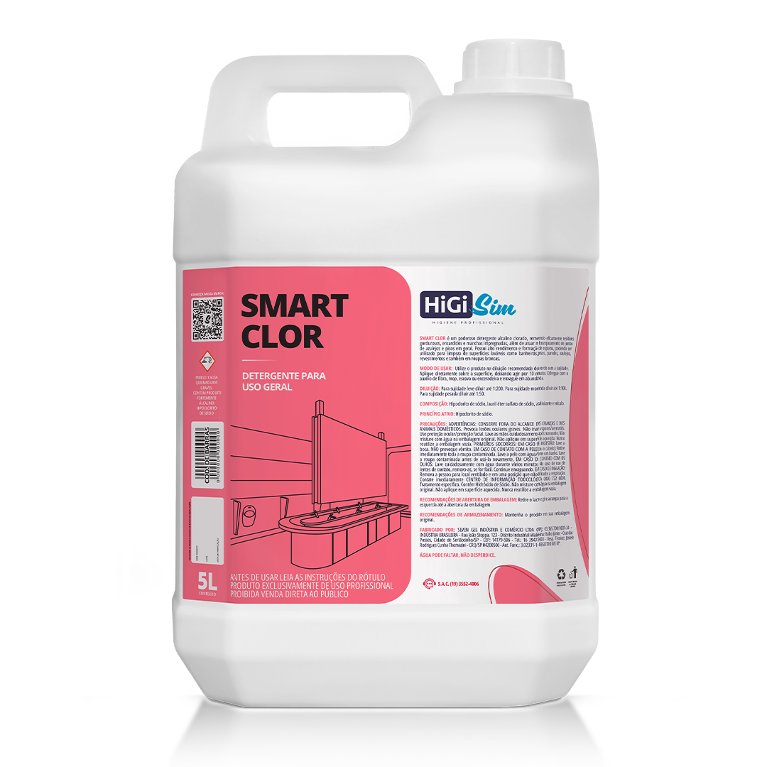 smart_clor Smart Clor Detergente Alcalino Clorado